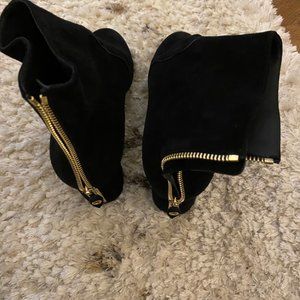 Louis Vuitton Suede Ankle Boots